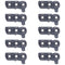Lot de 10 caches d'objectif pour appareil photo arrière (noir) pour Samsung Galaxy S25 SM-S931B